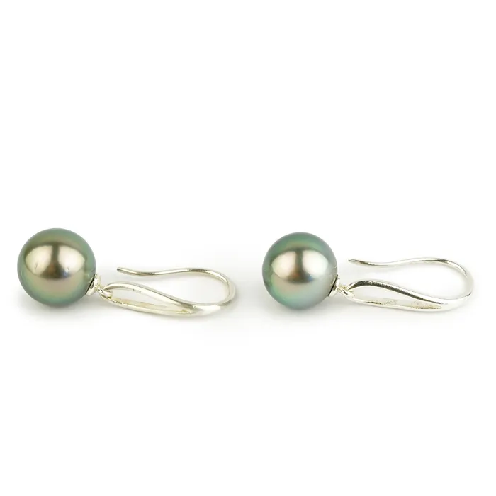 Necklaces Kamoka Pearl Light Pink Peacock 118mm Teardrop Hook Dangles on Sterling Silver
