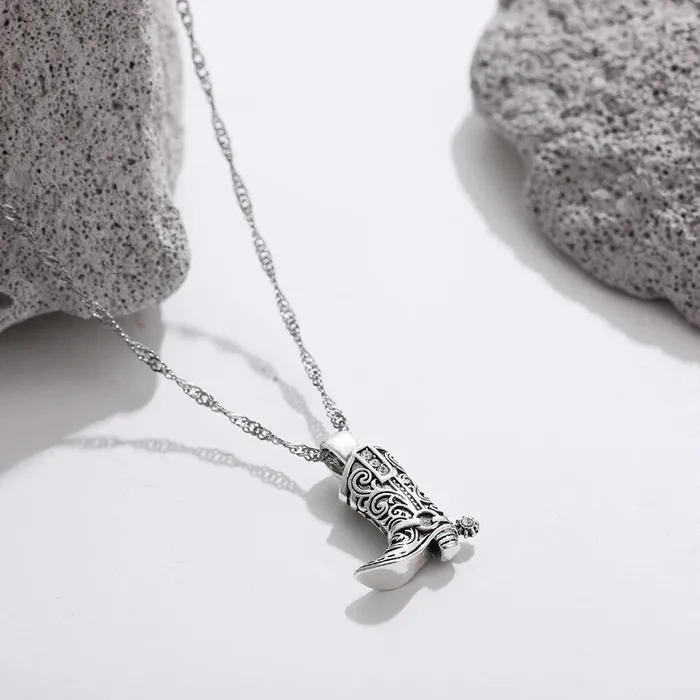 Necklaces Onekiss Cowboy Boot Necklace