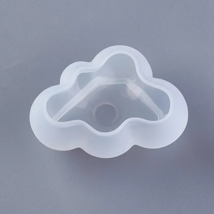 Necklaces Resin Art Hub 3D Cloud Silicone Mold for Candle Making