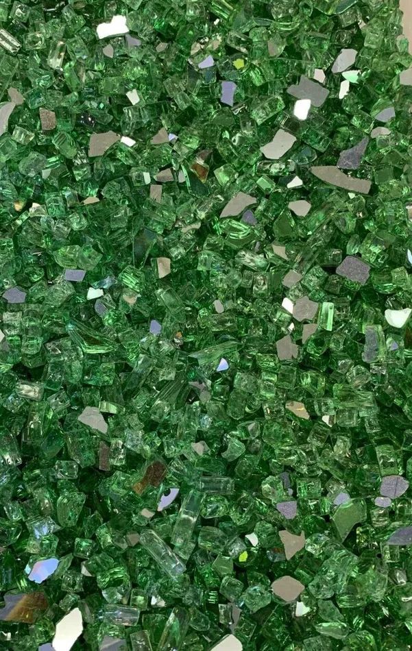 Necklaces Resinarthub Reflective Crushed Glass for Resin art Green 6mm
