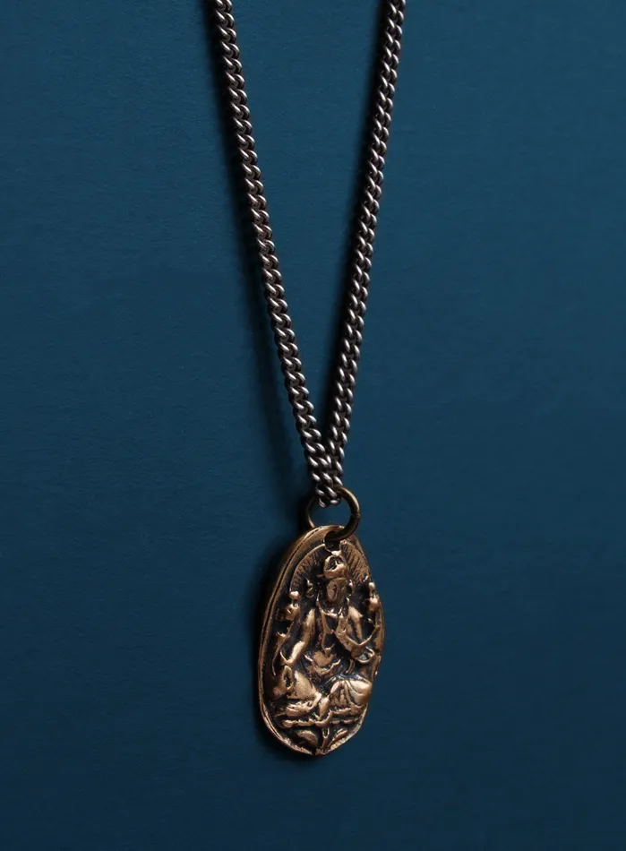 Necklaces We Are All Smith Ganesha Bronze Necklace for Men
