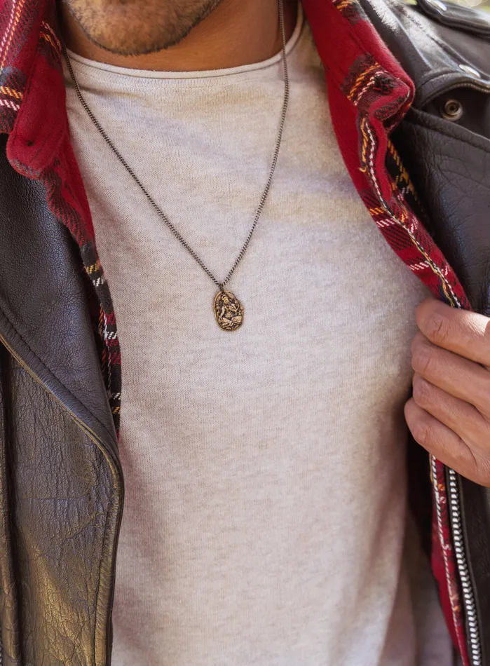 Necklaces We Are All Smith Ganesha Bronze Necklace for Men