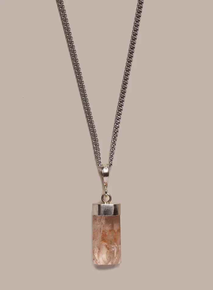 Necklaces WE ARE ALL SMITH Mens Jewelry Clothing One of a Kind Genuine Morganite Pendant on 925 Sterling Silver Chain Necklaces WE ARE ALL SMITH Mens Jewelry Clothing One of a Kind Genuine Morganite Pendant on 925 Sterling Silver Chain