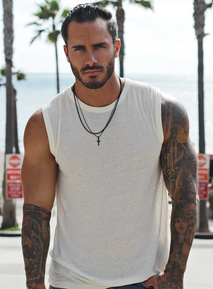 Necklaces WE ARE ALL SMITH Stainless steel black rope chain necklace for men