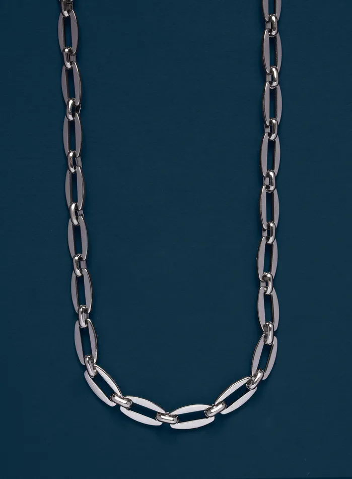 Necklaces WE ARE ALL SMITH Waterproof 7mm 316L Stainless Steel Thick Chain Necklace for Men