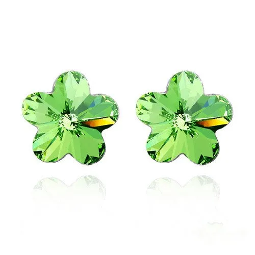 Necklaces Yellow Chimes Crystals from Swarovski Platinum Plated Flower Crystal Earrings for Women and Girls Peridot Yellow Chimes Necklaces Yellow Chimes Crystals from Swarovski Platinum Plated Flower Crystal Earrings for Women and Girls Peridot Yellow Chimes