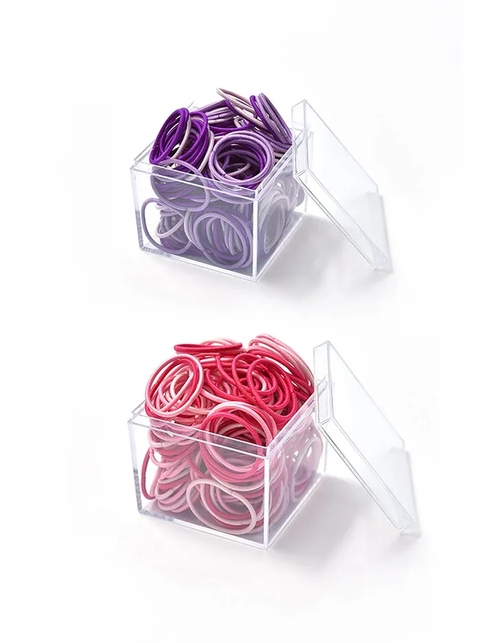 Necklaces Yellow Chimes Melbees by Yellow Chimes Rubber Bands for Women Multicolor Rubberbands for Girls Soft And Stretchy Ponytail Holders for Women and Girls Hair Accessories
