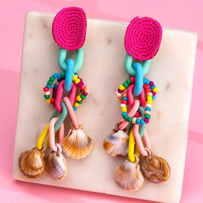 Necklaces Yellow Chimes Yellow Chimes Earrings for Women and Girls Danglers Earrings for Girls and Women Multicolour Danglers Earrings Birthday Gift for Women Anniversary Gift for Wife