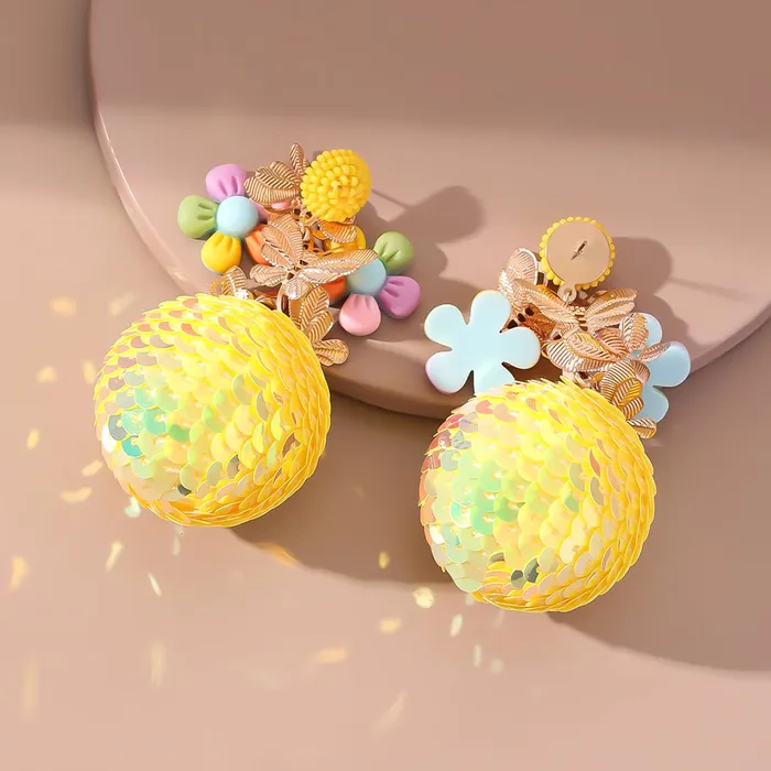 Necklaces Yellow Chimes Yellow Chimes Earrings for Women and Girls Drop Earrings for WomenYellow Sparkling Drop Earrings for Girls Birthday Gifts for Women Anniversary Gift For Wife