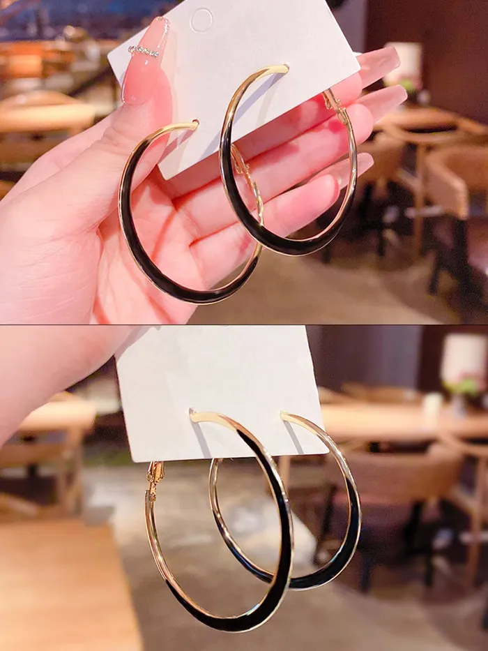 Necklaces Yellow Chimes Yellow Chimes Earrings for Women and Girls Hoop Earrings for Girls Gold Toned Tubular Thick Round Hoop Earrings Birthday Gift for girls and women Anniversary Gift for Wife