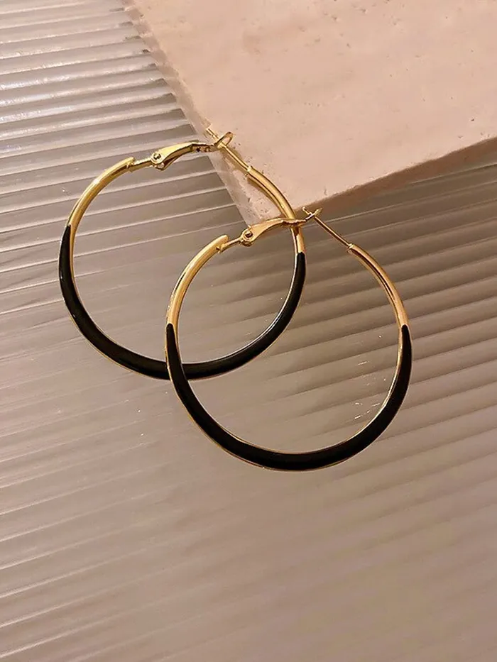 Necklaces Yellow Chimes Yellow Chimes Earrings for Women and Girls Hoop Earrings for Girls Gold Toned Tubular Thick Round Hoop Earrings Birthday Gift for girls and women Anniversary Gift for Wife