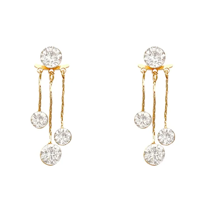 Necklaces Yellow Chimes Yellow Chimes Earrings For Women Gold Tone Crystal Studded Tassel Clip On Stud Earrings For Women and Girls Necklaces Yellow Chimes Yellow Chimes Earrings For Women Gold Tone Crystal Studded Tassel Clip On Stud Earrings For Women and Girls