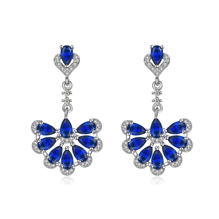 Necklaces Yellow Chimes Yellow Chimes Elegant Latest Fashion Silver Plated Blue Crystal designer Drop Earrings for Women and Girls Blue Necklaces Yellow Chimes Yellow Chimes Elegant Latest Fashion Silver Plated Blue Crystal designer Drop Earrings for Women and Girls Blue