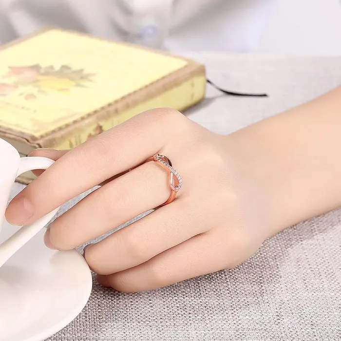 Necklaces Yellow Chimes Yellow Chimes Rings for Women and Girls Crystal Ring Adjustable Crystal Rings Rose Gold Tone Combo of 3pcs Ring for Women Birthday Gift For girls and women Anniversary Gift for Wife