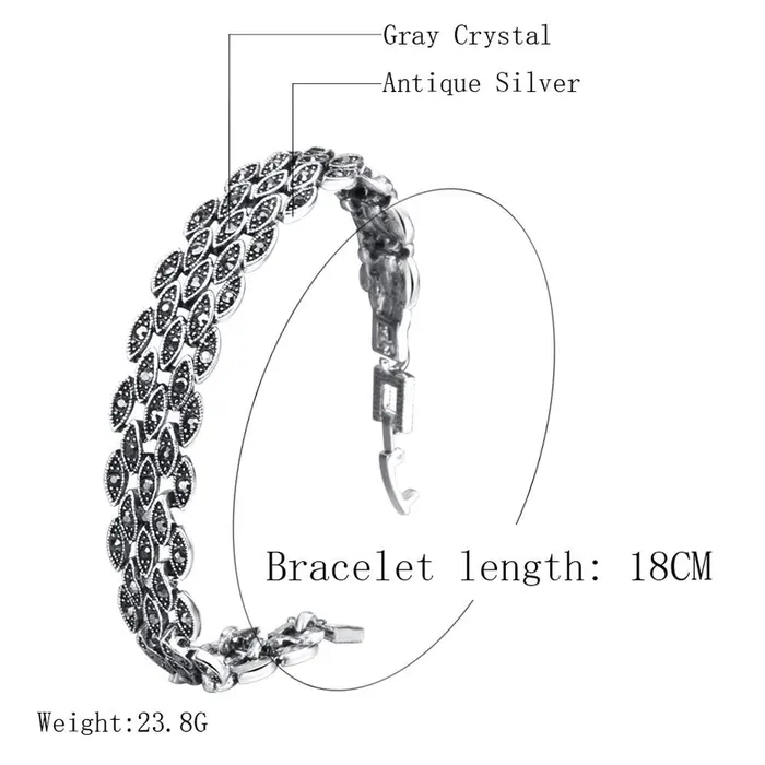 Necklaces Yellow Chimes Yellow Chimes Women Crystal Bracelets Evil Eye Shaped Silver Toned Bracelets for Women CZ Crystals Bracelet For Women Birthday Gift for Girls Women Anniversary Gift for Wife