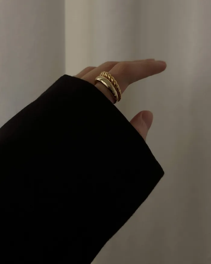 Noia Croissant Dome Ring MYJN Rings