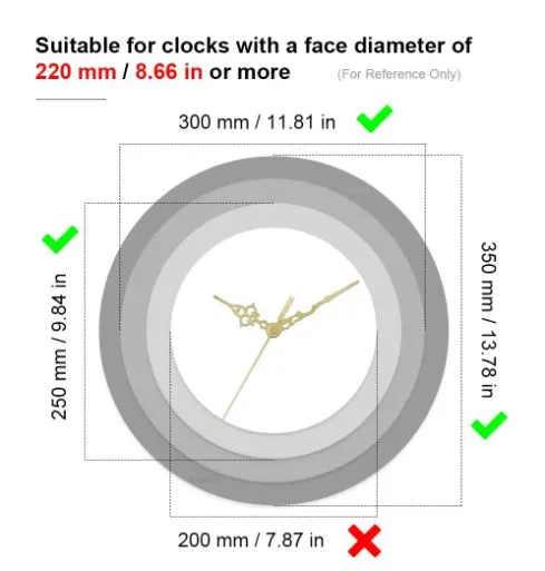 Resin Art Hub Gold Antique Clock Hands Needles for Resin Art Necklaces