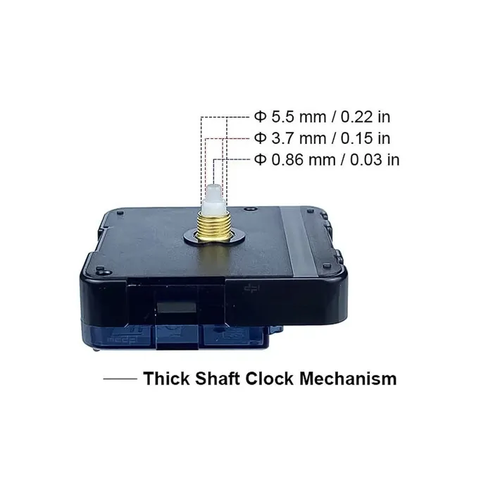 Resin Art Hub Necklaces Black Clock Hands for Resin Clock Making2