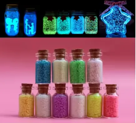 RESIN ART HUB Necklaces Florescent Sand Powder for Resin Art