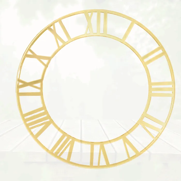 Resinarthub Earrings 30 cm Roman Numeric Clock Rings 6cm Numeric Size