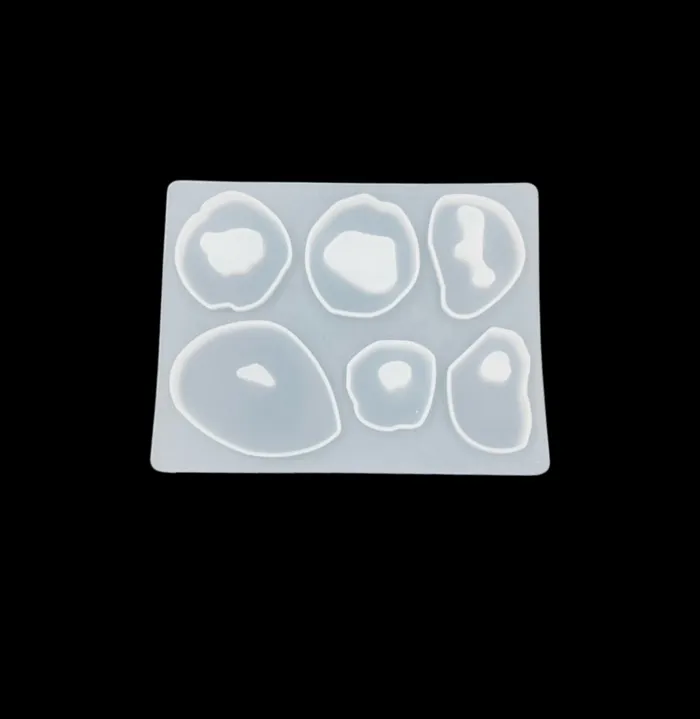 Resinarthub Necklaces Geode Pendant Silicone Mold