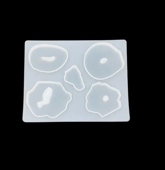 Resinarthub Necklaces Geode Pendant Silicone Mold