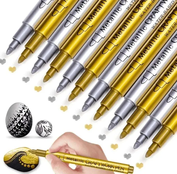 Resinarthub Necklaces Metallic Craft Work Pen for Resin Art 3 variants