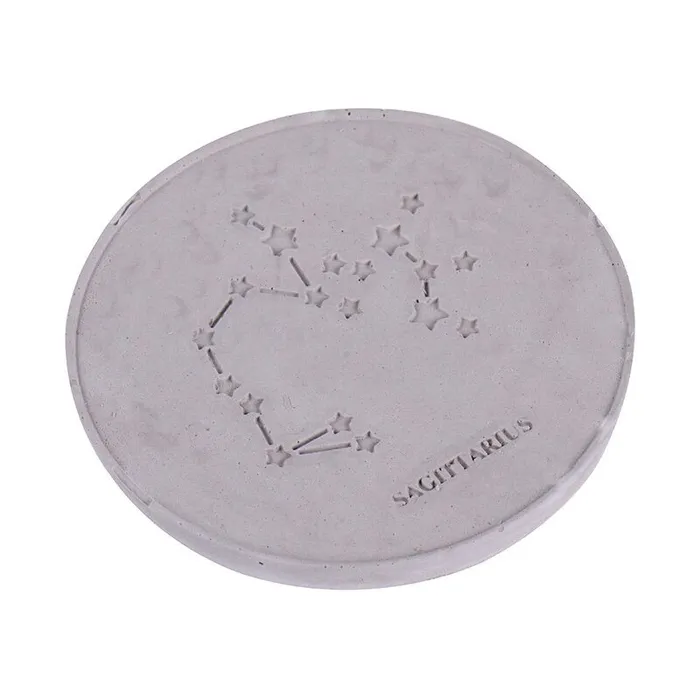 Resinarthub Necklaces Zodiac Coaster Silicone Mold for Jesmonite Art