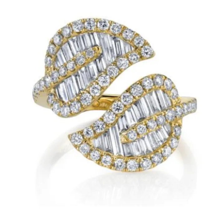 Rings Anita Ko Large Leaf Diamond Ring