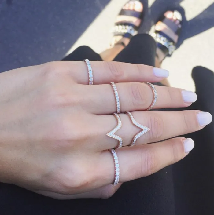 Rings Carbon Hyde Diamond Band