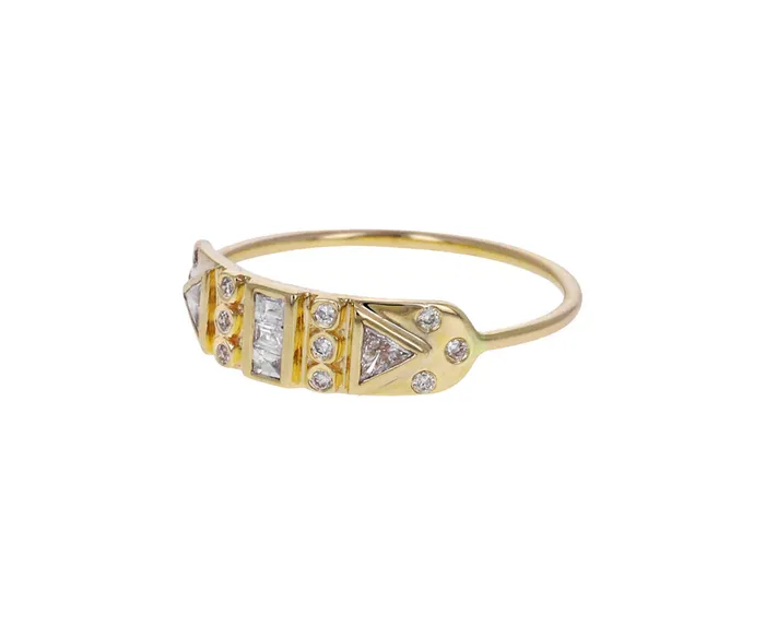 Rings Celine Daoust Diamond Totem Ring