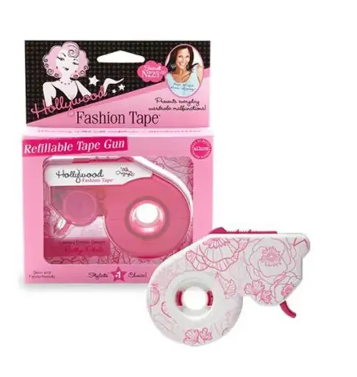 Rings Fashion Tape Refillable Tape Gun Floral Hollywood Fashion Secrets