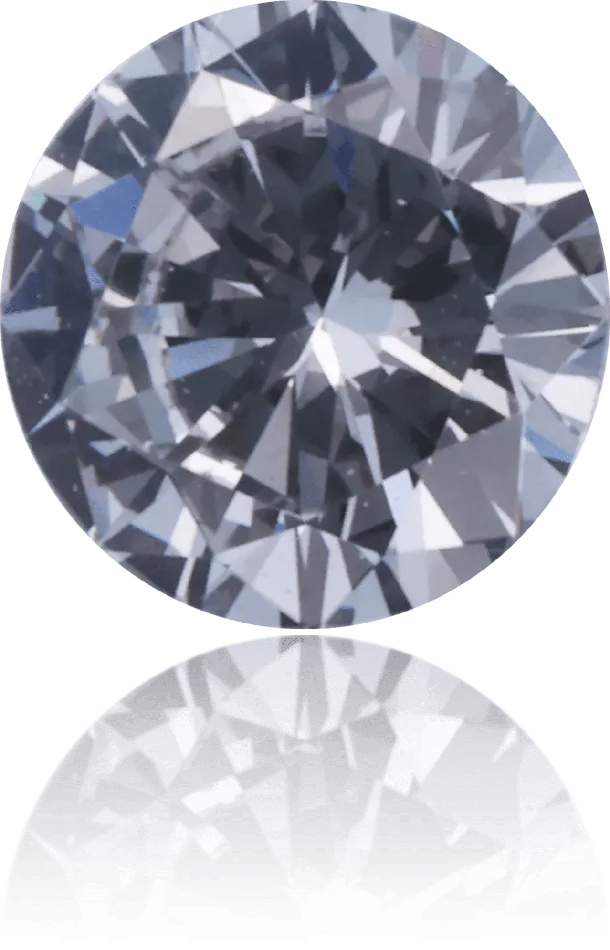 Rings Langerman Diamonds Natural Blue Diamond Round 027 ct Polished