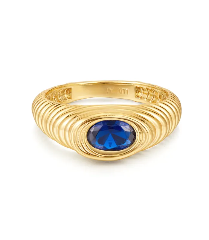 Rings LUV AJ THE ROYALE STONE SIGNET RING