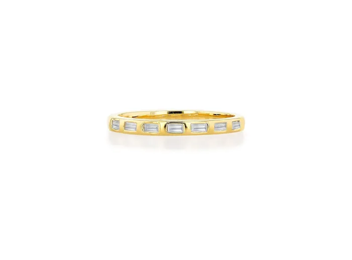 Rings Rachel Reid Diamond Baguette Band Ring