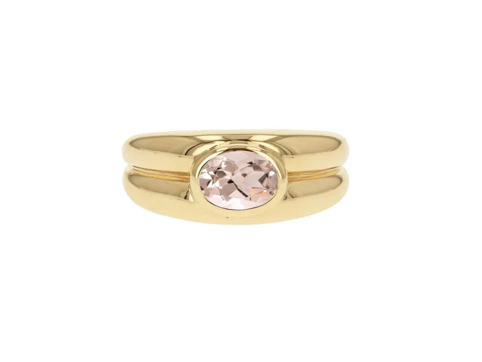 Rings Rachel Reid Double Dome Gemstone Ring