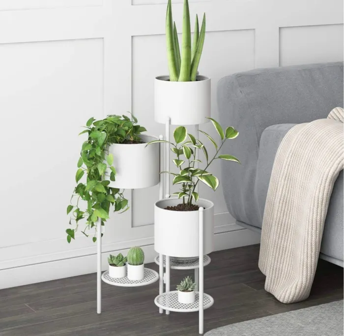 Rings Splash 6 Tier White Plant Holder Pick Up Only