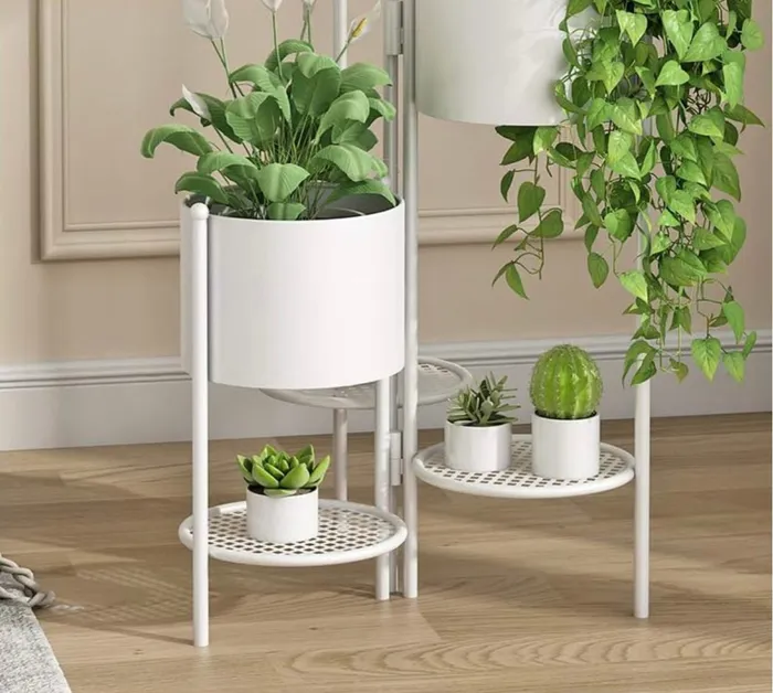 Rings Splash 6 Tier White Plant Holder Pick Up Only