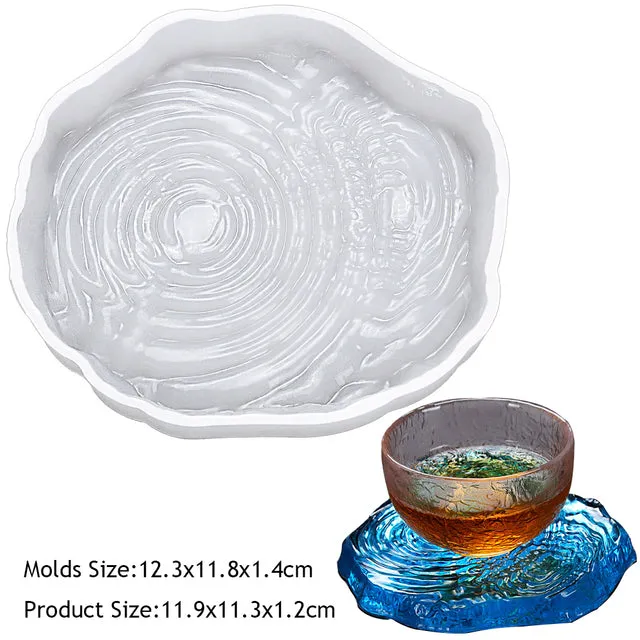 Rings Water Ripples Coaster Molds Resinarthub