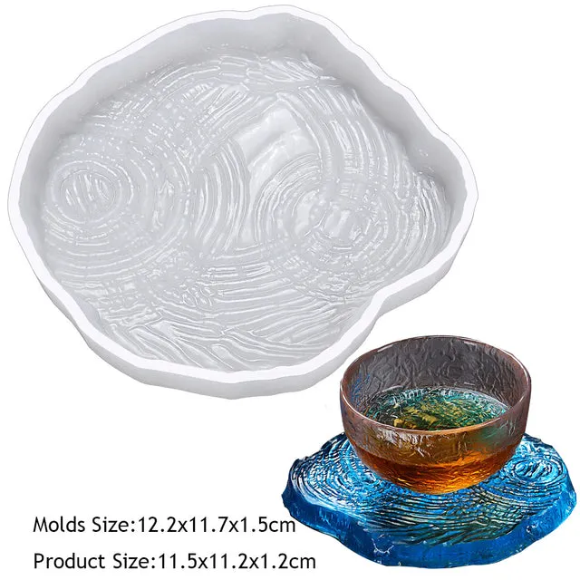 Rings Water Ripples Coaster Molds Resinarthub