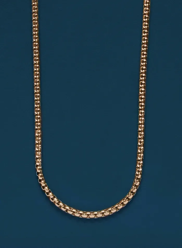Rings WE ARE ALL SMITH Mens Jewelry Clothing Mens 3mm Round Box chain