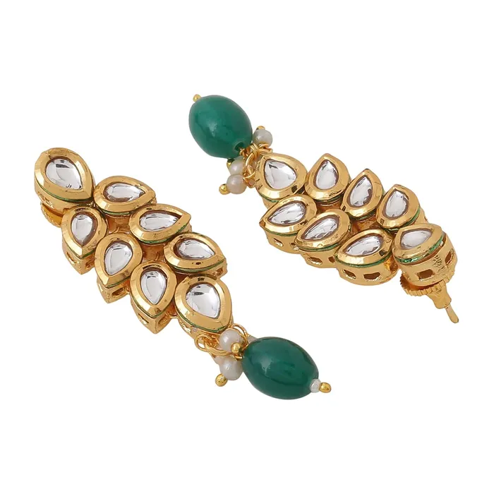 Rings Yellow Chimes Jewellery Set for Women and Girls Traditional Kundan Necklace Set Gold Plated Choker Necklace Set Birthday Gift for girls and women Anniversary Gift for Wife Yellow Chimes
