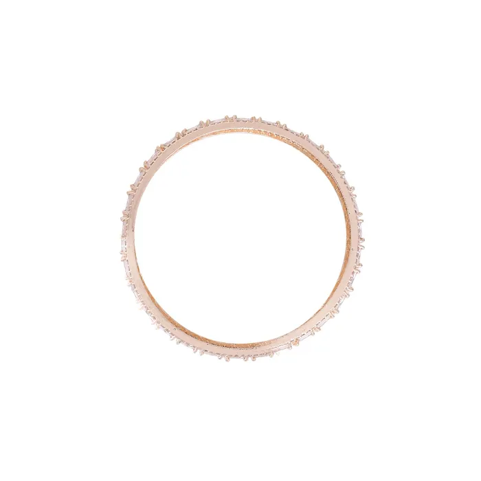 Rings Yellow Chimes Yellow Chimes Bangles for Women and Girls American Diamond Bangles for women Rose Gold Tone White AD Stone Bangles Birthday Gift For girls and women Anniversary Gift for Wife