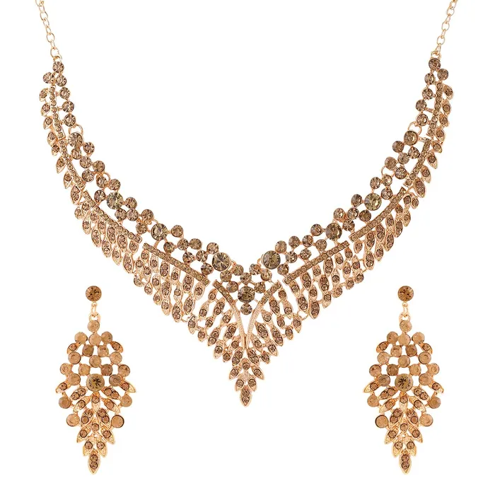 Rings Yellow Chimes Yellow Chimes Jewellery Set For Women Gold Toned Crystal Designed Necklace Set For Women and Girls Valentine Gift for Girls Rings Yellow Chimes Yellow Chimes Jewellery Set For Women Gold Toned Crystal Designed Necklace Set For Women and Girls Valentine Gift for Girls