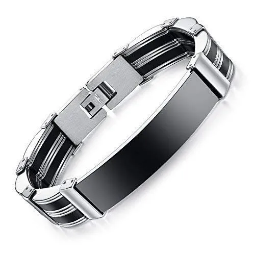 Rings Yellow Chimes Yellow Chimes Stylish 316L Stainless Steel Fashion Classic Style Bracelets for Men Boys Bracelets Rings Yellow Chimes Yellow Chimes Stylish 316L Stainless Steel Fashion Classic Style Bracelets for Men Boys Bracelets