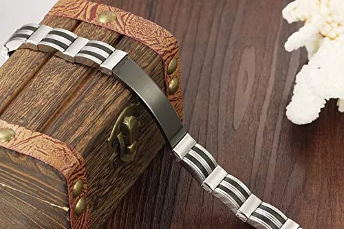 Rings Yellow Chimes Yellow Chimes Stylish 316L Stainless Steel Fashion Classic Style Bracelets for Men Boys Bracelets