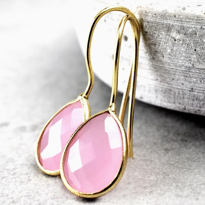 Rosenquarz Ohrringe MadameLili MadameLili Earrings