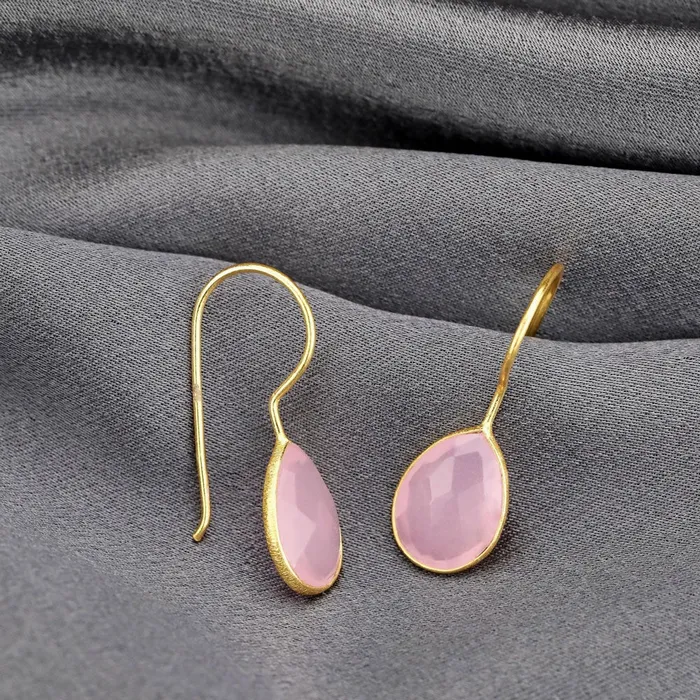 Rosenquarz Ohrringe MadameLili MadameLili Earrings