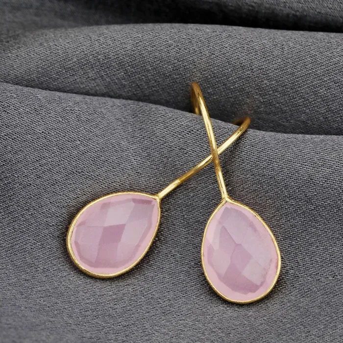 Rosenquarz Ohrringe MadameLili MadameLili Earrings