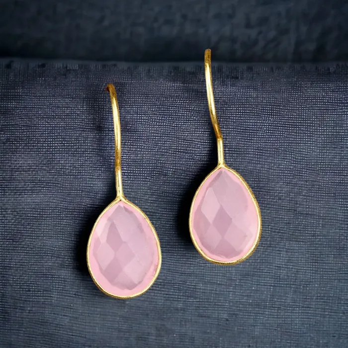 Rosenquarz Ohrringe MadameLili MadameLili Earrings